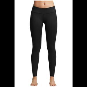 Tomie Copper Seamless Compression Leggings Black - Regular